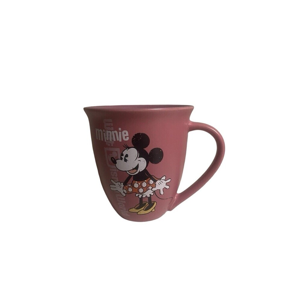 Minnie Mouse Coffee Tea Mug Vintage Walt Disney 12 oz Mug/Cup Pink